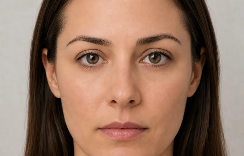 After Botox treatment, 3 weeks post