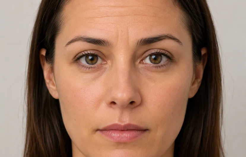Before Botox treatment
